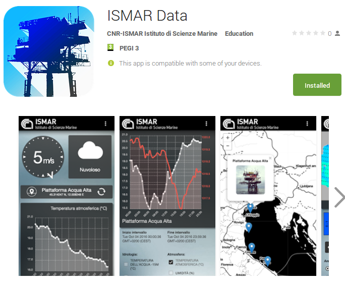 ISMAR Data app